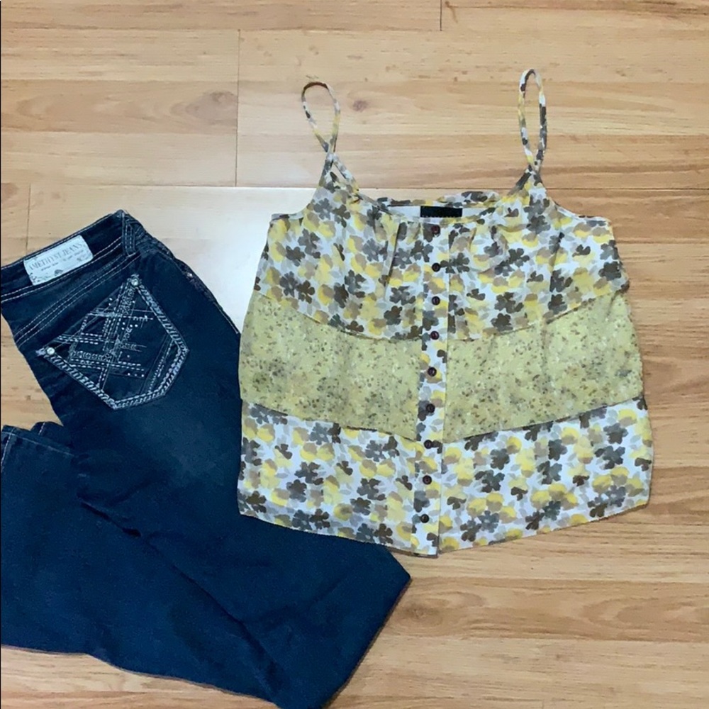 Apostrophe Tiered Tank Top